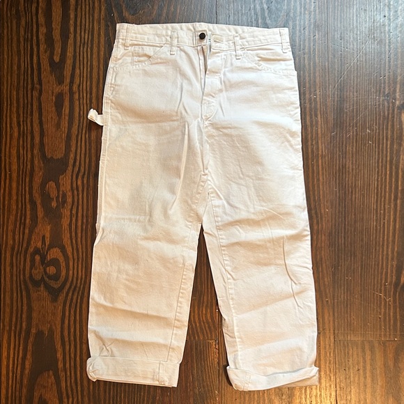 Sherwin Williams Dickies Casual Relaxed-Fit White Cotton Pants - Picture 4 of 6